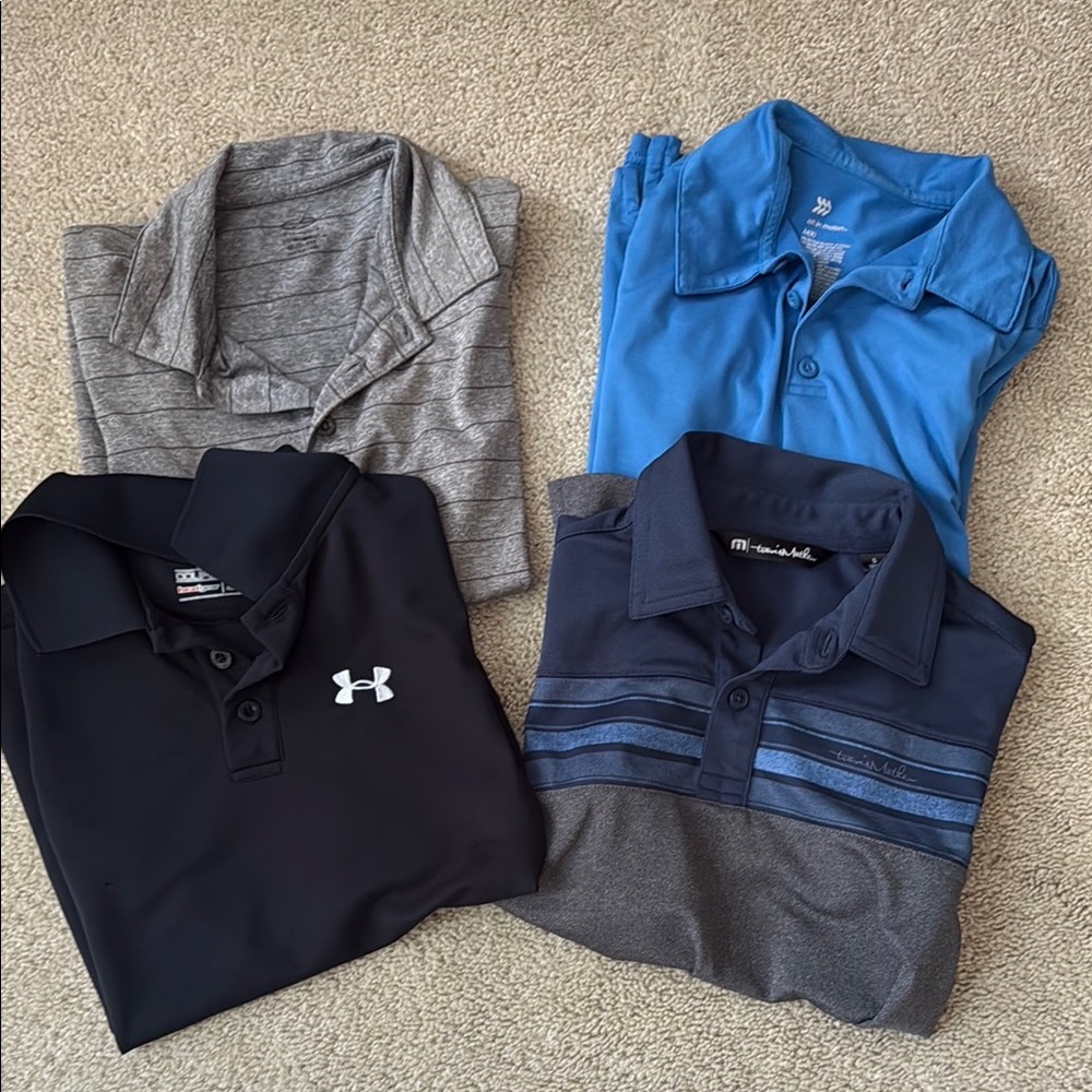Boys golf shirt bundle - Travis Mathew, Under Armour, Target